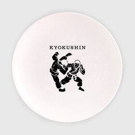 Тарелка 3D с принтом Киокушинкай - кекусинкай в Курске, фарфор | диаметр - 210 мм
диаметр для нанесения принта - 120 мм | Тематика изображения на принте: каратэ | киокушинкай
