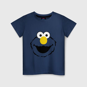 Детская футболка хлопок с принтом Sesame Street Elmo Big Smile в Курске, 100% хлопок | круглый вырез горловины, полуприлегающий силуэт, длина до линии бедер | Тематика изображения на принте: cookie monster | elmo | sesame street | улица сезам