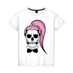Женская футболка хлопок с принтом Леди Гага в Курске, 100% хлопок | прямой крой, круглый вырез горловины, длина до линии бедер, слегка спущенное плечо | 
