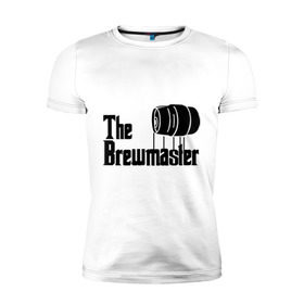 Мужская футболка премиум с принтом The brewmaster (пивовар) в Курске, 92% хлопок, 8% лайкра | приталенный силуэт, круглый вырез ворота, длина до линии бедра, короткий рукав | крестный отец | парордия | прикол