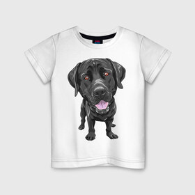 Детская футболка хлопок с принтом Обожаю собак в Курске, 100% хлопок | круглый вырез горловины, полуприлегающий силуэт, длина до линии бедер | люблю собак | обожаю собак | пес | песик | псина | собака | собачка