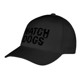 Бейсболка с принтом Watch Dogs в Курске, 100% хлопок | классический козырек, металлическая застежка-регулятор размера | watch dogs | сторожевые псы