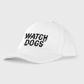 Детская бейсболка с принтом Watch Dogs в Курске, 100% хлопок | классический козырек, металлическая застежка-регулятор размера | Тематика изображения на принте: watch dogs | сторожевые псы