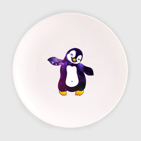 Тарелка с принтом Пингвин просто космос в Курске, фарфор | диаметр - 210 мм
диаметр для нанесения принта - 120 мм | Тематика изображения на принте: пингвин