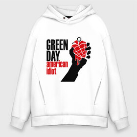 Мужское худи Oversize хлопок с принтом Green day American idiot (1) в Курске, френч-терри — 70% хлопок, 30% полиэстер. Мягкий теплый начес внутри —100% хлопок | боковые карманы, эластичные манжеты и нижняя кромка, капюшон на магнитной кнопке | green day | green day граната | green day. american idiot | heavy metal | metal | rock | trash metal | альтернатива | граната | грин дэй | квартет | метал | рок | рок группа | рок группы | трэш метал | хеви метал