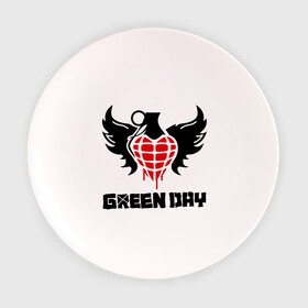 Тарелка 3D с принтом Green Day Wings в Курске, фарфор | диаметр - 210 мм
диаметр для нанесения принта - 120 мм | green day | green day wings | green day граната | heavy metal | metal | rock | trash metal | альтернатива | граната | грин дэй | квартет | метал | рок | рок группа | рок группы | трэш метал | хеви метал