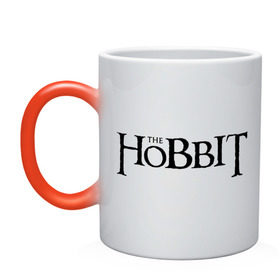 Кружка хамелеон с принтом The Hobbit logo в Курске, керамика | меняет цвет при нагревании, емкость 330 мл | the hobbit | the hobbit: the desolation of smaug | джон толкин | толкин | хоббит | хоббит 2013 | хоббит пустошь смауга