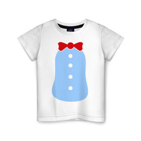 Детская футболка хлопок с принтом Костюм Пингвина в Курске, 100% хлопок | круглый вырез горловины, полуприлегающий силуэт, длина до линии бедер | костюм | костюм пингвина | праздник