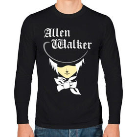 Мужской лонгслив хлопок с принтом Allen Walker в Курске, 100% хлопок |  | allen | allen walker | walker | кино | мультфильмы и тв | цилиндр