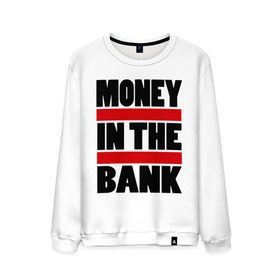 Мужской свитшот хлопок с принтом Деньги в банке в Курске, 100% хлопок |  | банка | деньги | деньги в банке | офисный планктон | профессии