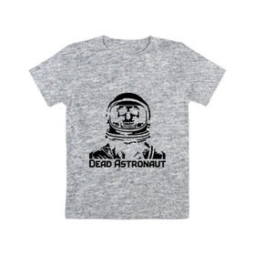 Детская футболка хлопок с принтом Dead Astronaut (мертвый астронавт) в Курске, 100% хлопок | круглый вырез горловины, полуприлегающий силуэт, длина до линии бедер | dead astronaut | dead astronaut (мертвый астронавт) | кости | мертвый астронавт | череп | черепок