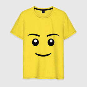 Мужская футболка хлопок с принтом Игрушечный человечек в Курске, 100% хлопок | прямой крой, круглый вырез горловины, длина до линии бедер, слегка спущенное плечо. | игрушечный человечек | позитив и смайлы | прикольные картинки
