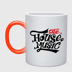 Кружка хамелеон с принтом House music в Курске, керамика | меняет цвет при нагревании, емкость 330 мл | house music | house music светящаяся | music | музыка