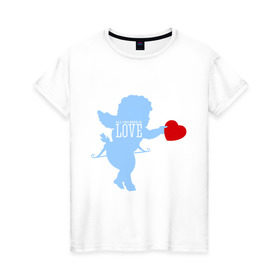 Женская футболка хлопок с принтом All you need is love в Курске, 100% хлопок | прямой крой, круглый вырез горловины, длина до линии бедер, слегка спущенное плечо | 