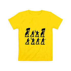 Детская футболка хлопок с принтом Солдатики в Курске, 100% хлопок | круглый вырез горловины, полуприлегающий силуэт, длина до линии бедер | армия | война | войско | победа | солдатики | солдаты | флаги
