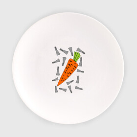 Тарелка с принтом морковка и кролик парная в Курске, фарфор | диаметр - 210 мм
диаметр для нанесения принта - 120 мм | Тематика изображения на принте: 14 февраля | все | день святого валентина | для двоих | идеи подарков | морковка и кролик | парные