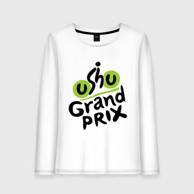 Женский лонгслив хлопок с принтом VELO grand prix в Курске, 100% хлопок |  | velo grand prix | велек | велоспорт | спорт