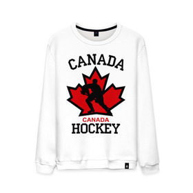 Мужской свитшот хлопок с принтом Канада хоккей (Canada Hockey) в Курске, 100% хлопок |  | canada hockey | канада хоккей | лед | спорт | хоккей | шайба