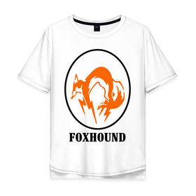 Мужская футболка хлопок Oversize с принтом Metal gear ground zeroes в Курске, 100% хлопок | свободный крой, круглый ворот, “спинка” длиннее передней части | 