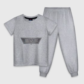Детская пижама хлопок с принтом EVE online в Курске, 100% хлопок |  брюки и футболка прямого кроя, без карманов, на брюках мягкая резинка на поясе и по низу штанин
 | eve online | игры