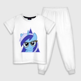 Детская пижама хлопок с принтом Trixie hipster в Курске, 100% хлопок |  брюки и футболка прямого кроя, без карманов, на брюках мягкая резинка на поясе и по низу штанин
 | hipster | my little pony | swag | trixie | дружба   это чудо | мультфильм | пони | поняши | поняшки | сваг | свэг | трикси