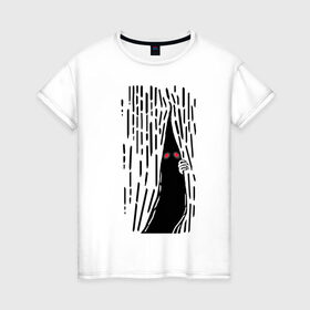 Женская футболка хлопок с принтом Нечто Сверхъестественное в Курске, 100% хлопок | прямой крой, круглый вырез горловины, длина до линии бедер, слегка спущенное плечо | Тематика изображения на принте: дьяволы | монстры | нечто сверхъестественное | привидения