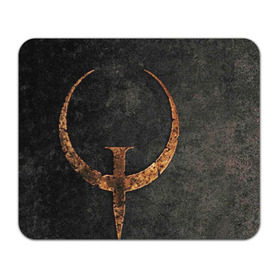 Коврик прямоугольный с принтом Quake logo в Курске, натуральный каучук | размер 230 х 185 мм; запечатка лицевой стороны | quake | quake logo | игры | квейк | компьютерные игры