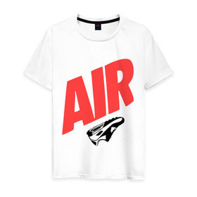 Мужская футболка хлопок с принтом Air Кроссовки Swag Hip Hop в Курске, 100% хлопок | прямой крой, круглый вырез горловины, длина до линии бедер, слегка спущенное плечо. | air кроссовки | hip hop | swag