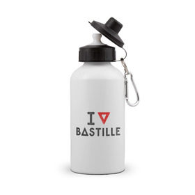 Бутылка спортивная с принтом Bastille в Курске, металл | емкость — 500 мл, в комплекте две пластиковые крышки и карабин для крепления | bastille | pop rock | rock | альтернатива | инди рок | музыка | поп рок | рок | сердце | треугольник | я люблю