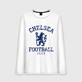 Мужской лонгслив хлопок с принтом Chelsea FC в Курске, 100% хлопок |  | 1905 | chelsea | chelsea logo | fc | footbal club | лого | логотип | спорт | футбол | футбольный клуб | челси