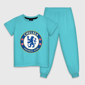 Детская пижама хлопок с принтом Chelsea logo в Курске, 100% хлопок |  брюки и футболка прямого кроя, без карманов, на брюках мягкая резинка на поясе и по низу штанин
 | 1905 | chelsea | chelsea logo | fc | footbal club | лого | логотип | спорт | футбол | футбольный клуб | челси
