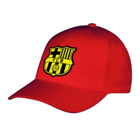 Бейсболка с принтом Barcelona logo в Курске, 100% хлопок | классический козырек, металлическая застежка-регулятор размера | barcelona | fc | fc barcelona | footbal club | барселона | лого | логотип | спорт | футбол | футбольный клуб