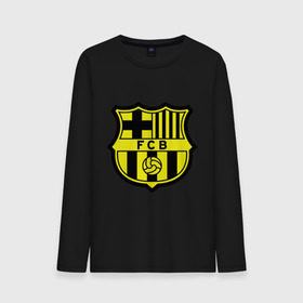Мужской лонгслив хлопок с принтом Barcelona logo в Курске, 100% хлопок |  | barcelona | fc | fc barcelona | footbal club | барселона | лого | логотип | спорт | футбол | футбольный клуб