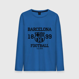 Мужской лонгслив хлопок с принтом Barcelona 1899 в Курске, 100% хлопок |  | barcelona | fc | fc barcelona | footbal club | барселона | лого | логотип | спорт | футбол | футбольный клуб