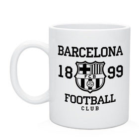 Кружка с принтом Barcelona 1899 в Курске, керамика | объем — 330 мл, диаметр — 80 мм. Принт наносится на бока кружки, можно сделать два разных изображения | barcelona | fc | fc barcelona | footbal club | барселона | лого | логотип | спорт | футбол | футбольный клуб