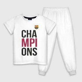 Детская пижама хлопок с принтом Champions в Курске, 100% хлопок |  брюки и футболка прямого кроя, без карманов, на брюках мягкая резинка на поясе и по низу штанин
 | 