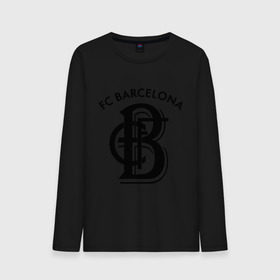 Мужской лонгслив хлопок с принтом FC Barcelona в Курске, 100% хлопок |  | barcelona | fc | fc barcelona | footbal club | барселона | лого | логотип | спорт | футбол | футбольный клуб