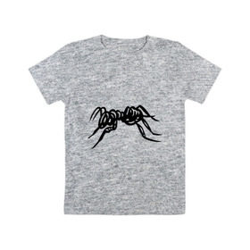 Детская футболка хлопок с принтом Муравей в Курске, 100% хлопок | круглый вырез горловины, полуприлегающий силуэт, длина до линии бедер | Тематика изображения на принте: муравей | насекомые