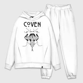 Мужской костюм хлопок OVERSIZE с принтом Coven в Курске,  |  | american horror story | coven | voodoo | американская история ужасов | ведьма | ведьмы | вуду | колдовство | колдуньи | колдунья | магия | пентограмма | триллер | ужасы | худу