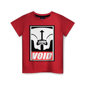 Детская футболка хлопок с принтом Faceless Void Dota2 в Курске, 100% хлопок | круглый вырез горловины, полуприлегающий силуэт, длина до линии бедер | Тематика изображения на принте: dota | faceless | obey | void | войд | дота
