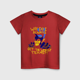 Детская футболка хлопок с принтом Troll Warlord Dota2 в Курске, 100% хлопок | круглый вырез горловины, полуприлегающий силуэт, длина до линии бедер | Тематика изображения на принте: dota | troll | warlord | варлорд | дота | тролль
