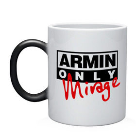 Кружка хамелеон с принтом Armin only - mirage в Курске, керамика | меняет цвет при нагревании, емкость 330 мл | addicted | buuren | mirage | van | аrmin