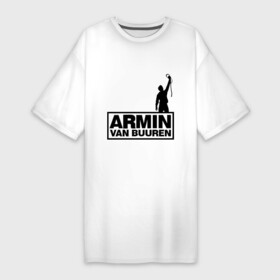 Платье-футболка хлопок с принтом Armin van buuren в Курске,  |  | addicted | buuren | van | аrmin