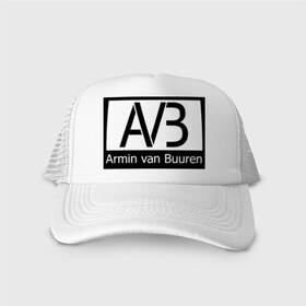 Кепка тракер с сеткой с принтом Armin van buuren logo в Курске, трикотажное полотно; задняя часть — сетка | длинный козырек, универсальный размер, пластиковая застежка | addicted | buuren | van | аrmin