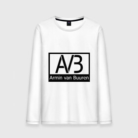Мужской лонгслив хлопок с принтом Armin van buuren logo в Курске, 100% хлопок |  | addicted | buuren | van | аrmin