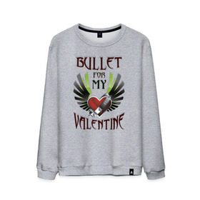 Мужской свитшот хлопок с принтом Bullet for my Valentine в Курске, 100% хлопок |  | bullet | for | metal | music | my | valentine