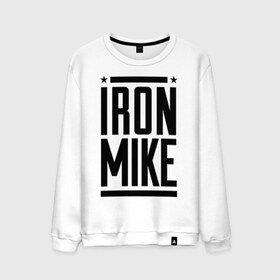 Мужской свитшот хлопок с принтом Iron Mike в Курске, 100% хлопок |  | iron | mike | бокс | железный | замбидис | майк | чемпион