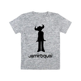 Детская футболка хлопок с принтом Jamiroquai в Курске, 100% хлопок | круглый вырез горловины, полуприлегающий силуэт, длина до линии бедер | funk | jamiroquai | jazz | джаз | джамирокуай | фанк
