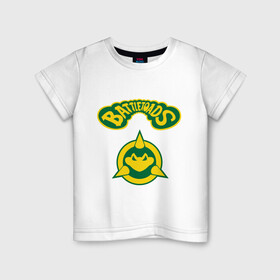 Детская футболка хлопок с принтом Боевые Жабы в Курске, 100% хлопок | круглый вырез горловины, полуприлегающий силуэт, длина до линии бедер | battle | batttletoads | sega | toads | сега
