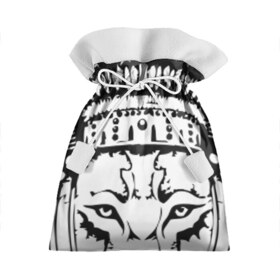 Подарочный 3D мешок с принтом Лис-индеец в Курске, 100% полиэстер | Размер: 29*39 см | art | арт | голова | дух | животное | зверь | индеец | лис | лиса | перья | рисук | тату | тотем | язычество